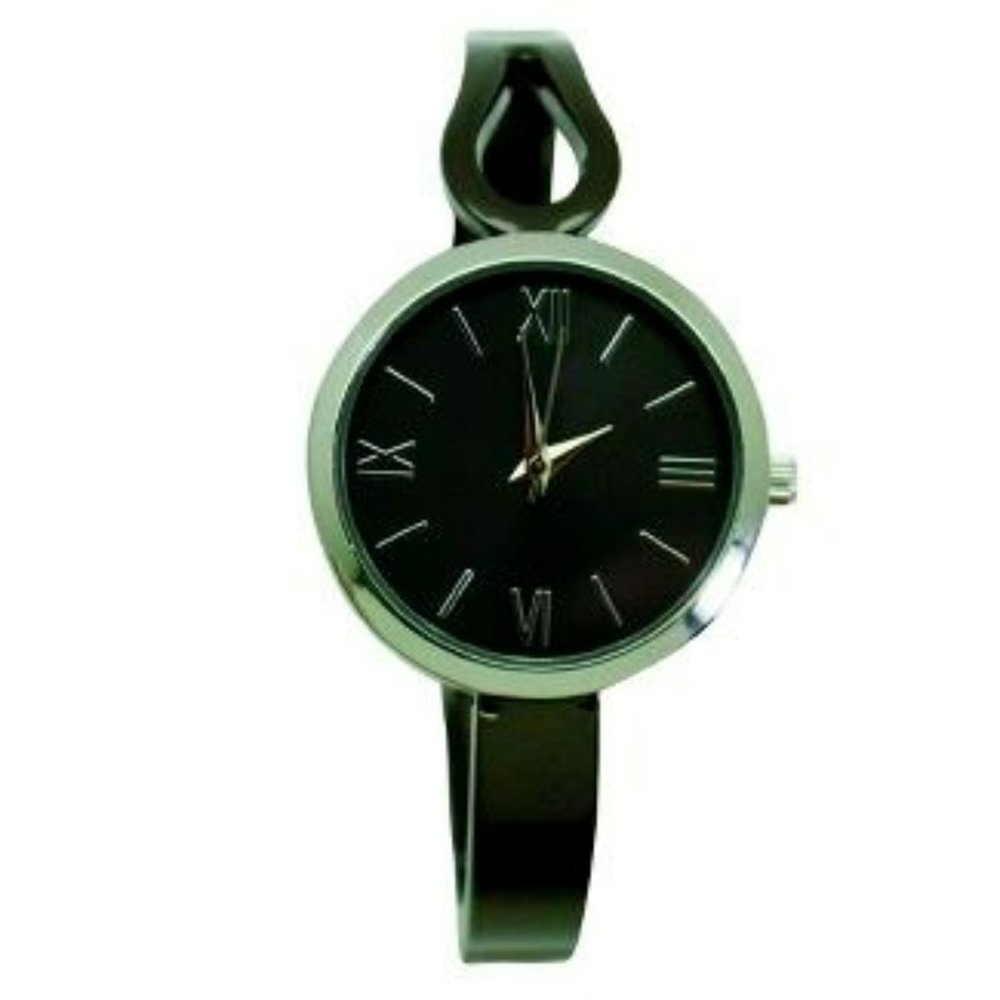 Olivia Pratt Shape Every Day Two Tone Metal Bangle Watch
